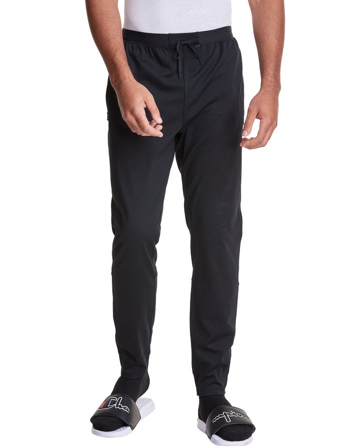 Champion Mens Sweatpants NZ - Signature Ponte Black ( 0694-ZNGBT )